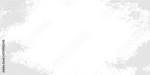 Grunge floral frame background with blue frost snowflakes for Christmas holiday winter decoration design