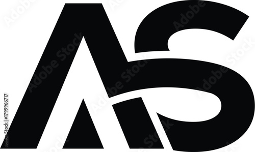 Minimal Innovative Initial AS logo