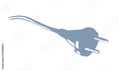 Vector drawing. Plug for electrical outlet