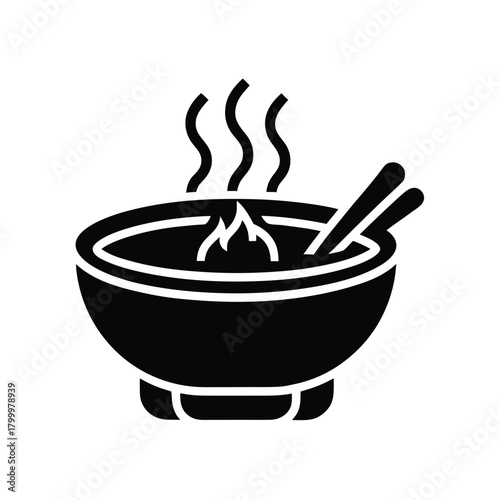 Hot Pot Meal In Sapa Icon