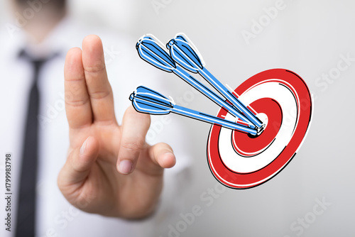 Concept of achieving a goal...