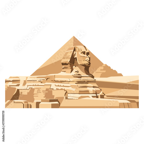 Great Sphinx Egypt Vector