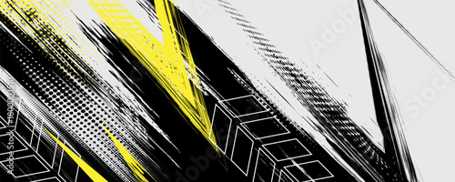 Racing graphic background vector for Truck,boat and vehicle branding. vinyl and wrap ready.