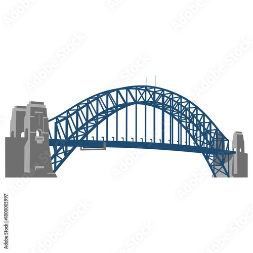 Sydney Harbour Bridge Vector