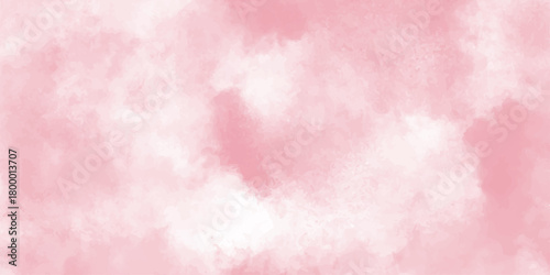Abstract background of soft pink and white watercolor texture with cloud like formations creating a dreamy and ethereal aesthetic here