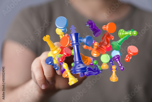 Abstract conceptual image o...