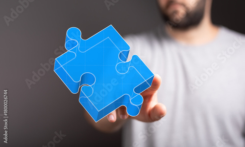 Conceptual image of a perso...