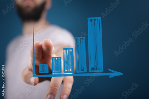 Conceptual image of a man p...