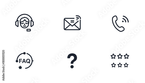  Customer Support & Service Icon Pack