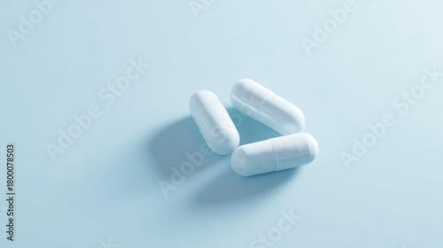 White capsule pills medication healthcare pharmaceutical. For medicine, healthcare, pharmaceutical, pills, medication, health, drug, medical content.
