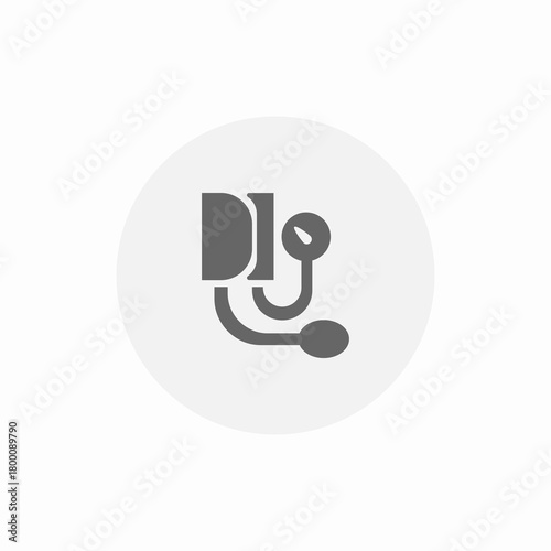 blood pressure examination icon sign vector
