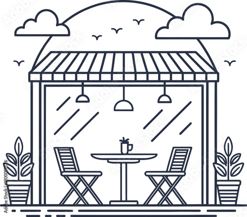 Cartoon vector illustration of a trash bin symbol design for business and recycling paper box drawing