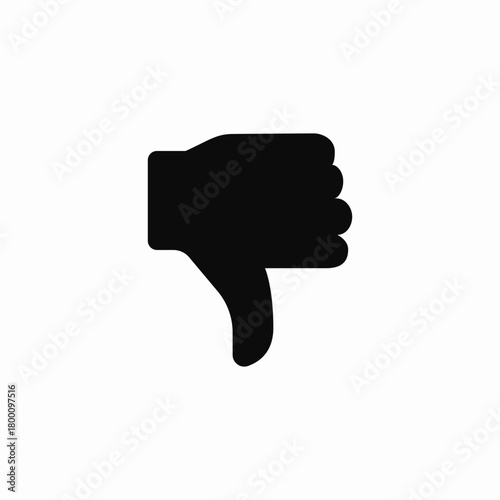 dislike comment icon sign vector