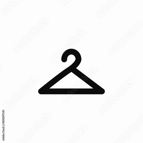 dreser hung clothes icon sign vector