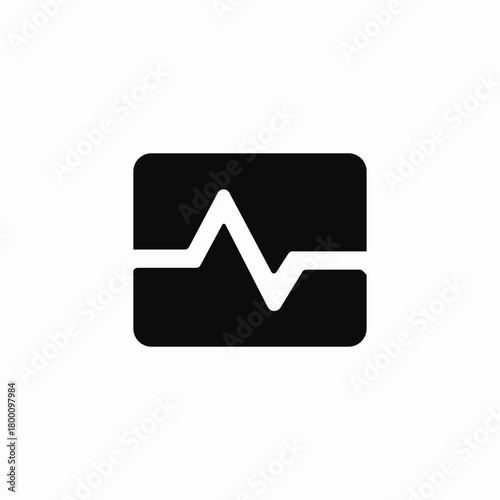 heart rate testing icon sign vector