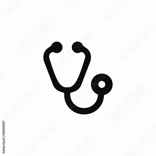 hospital stethoscope icon sign vector