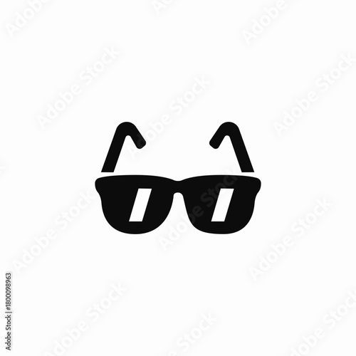 sun eye protection icon sign vector