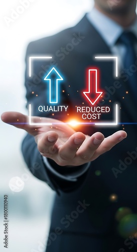 Wallpaper Mural Boosting quality while lowering costs, strategic business solution Torontodigital.ca