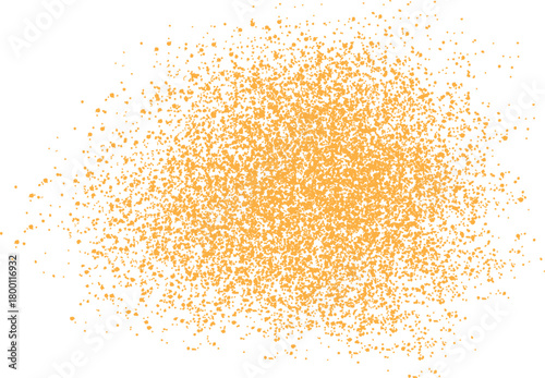Orange yellow powder dust particles texture scattered abstract