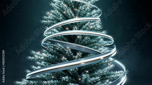 Modern holiday tree