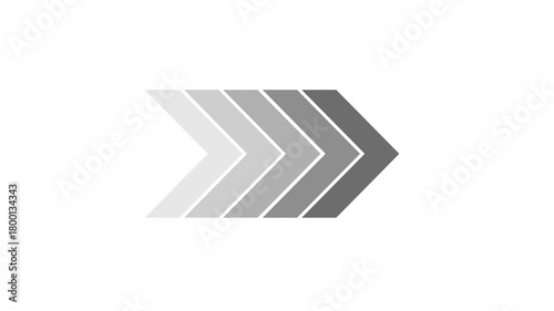 Arrows icon, Forward Movement Animation.
