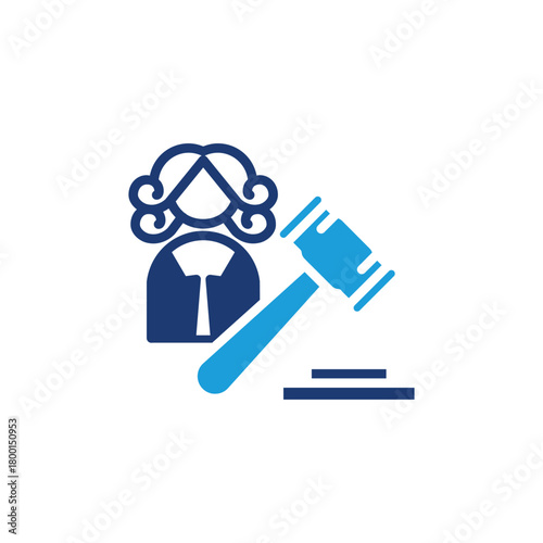 lawyer colored icon vector design good for web or mobile app