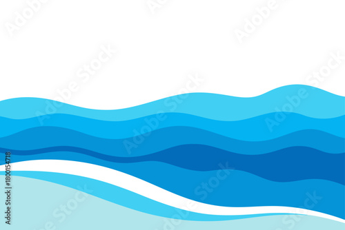 Blue water wave pattern