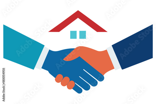 Handshake and house deal