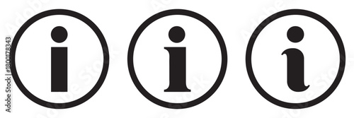 Info simple set vector icon. Help Logo. Information icon set. info button. info symbol. Information icon collection.