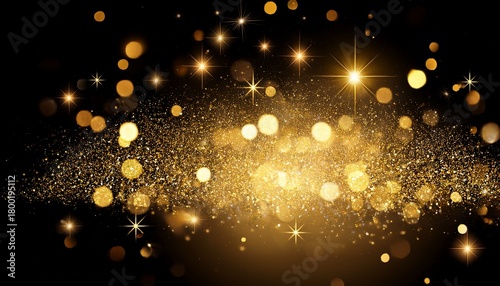 Golden Dust Light Png Christmas Glowing Bokeh Confetti And Sparkle Overlay Texture For Your Design Stock Royalty Free Vector Illustration Png