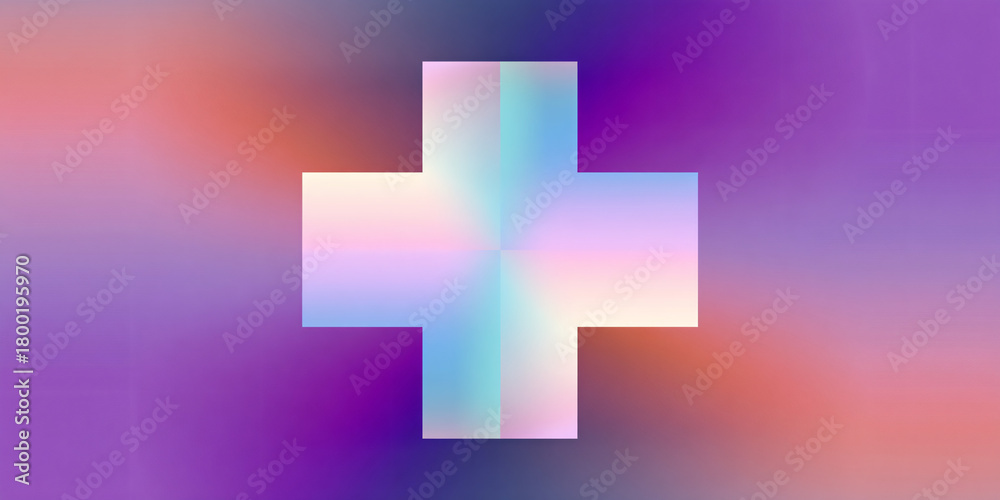 Obraz premium Subtle Geometric Interplay: Captivating Intertwining Gradients Unveil a Mesmerizing Visual Tapestry