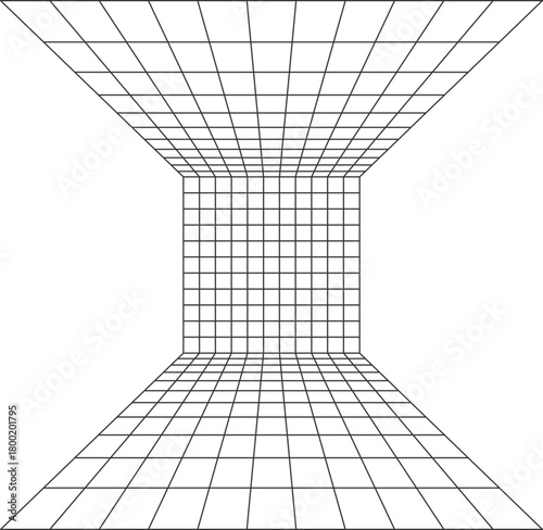 선-라인-입체-3d-그리드-격자-메쉬-모눈종이-그래프 페퍼-배경
