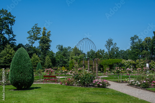 Garden of the castle complex 