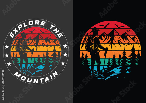 Mountain T Shirt Design