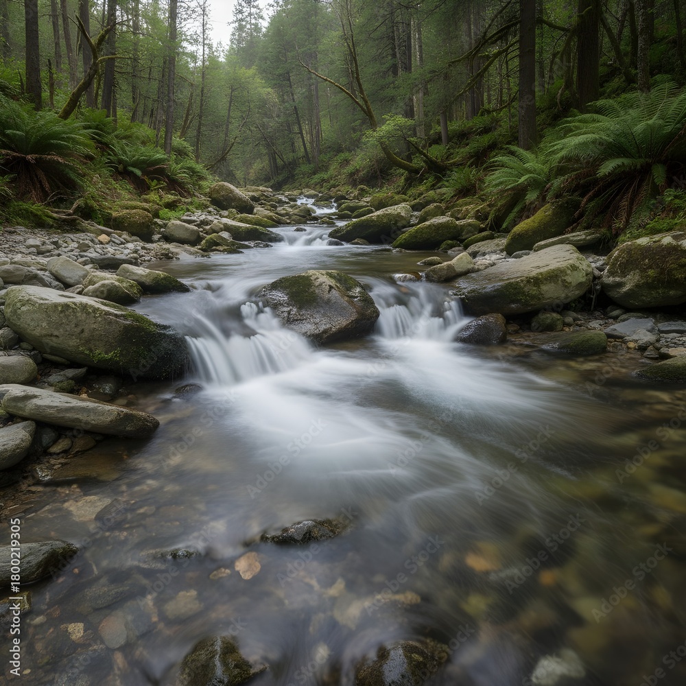 Obraz premium waterfall in the woods