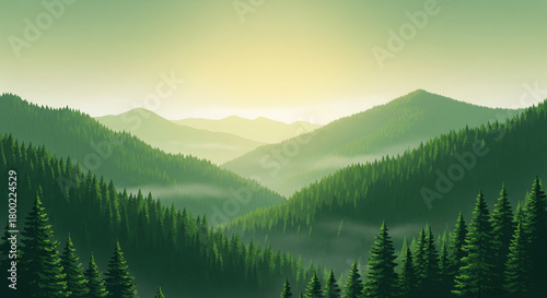 green mountain views