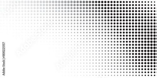 Grunge halftone gradient background White and black. Faded grit noise texture. illustration