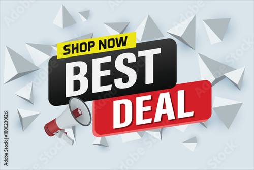 best deal offer poster banner graphic design icon logo sign symbol social media website coupon

