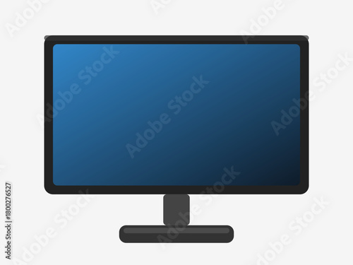 svg illustration of computer lcd