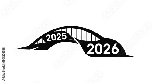 Bridge symbolizing transition from 2025 to 2026, representing future planning and progress.