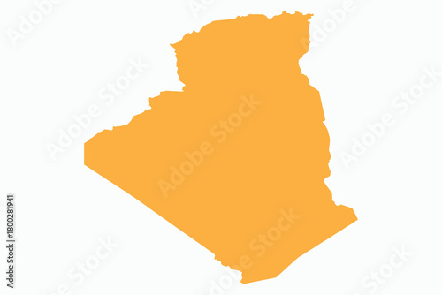Quadro su tela Vector graphic artwork suitable for print and web containing flat detailed map o