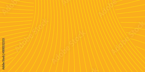 Pasta background yellow and orange line, spaghetti abstract geometric pattern. Macaroni yellow poster. illustration.