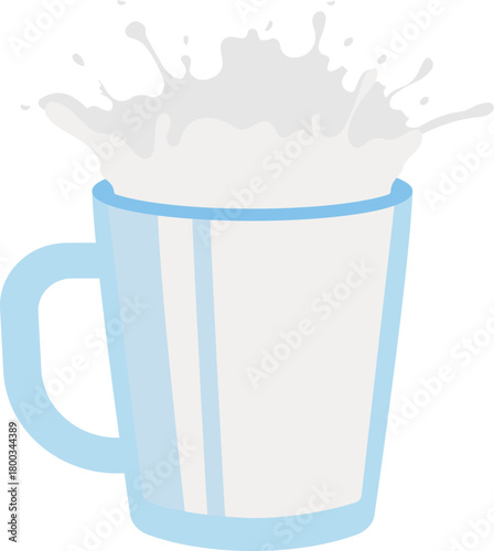 Milk Glass Illustration