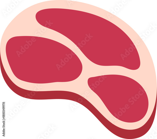 Slice of Raw Beef