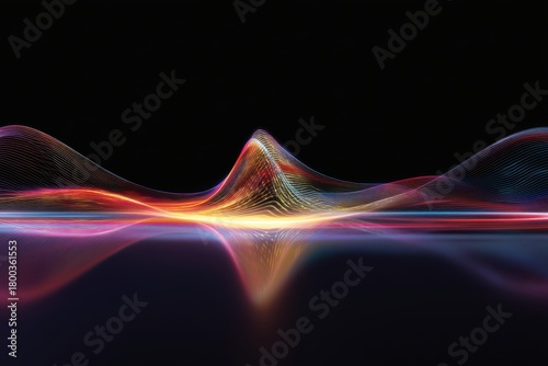 Colorful abstract wave form...
