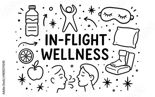In-flight wellness essentials for comfort and relaxation