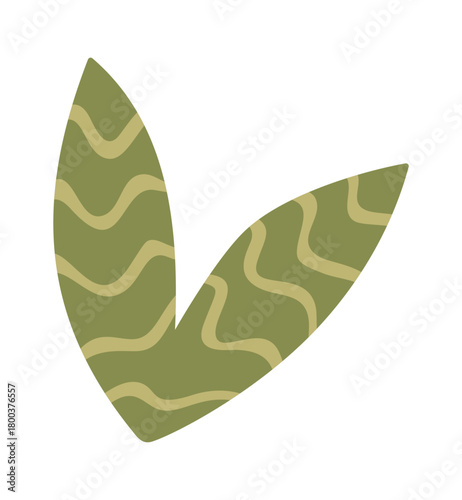 Prehistoric plant exotic nature element