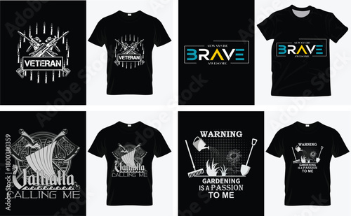 Motivational Warrior Veteran Shirt Design