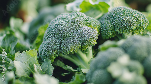 An endless field of fresh broccoli florets filling the entire frame, creating a vibrant green vegetable background that evokes abundance, harvest, and agricultural production.
