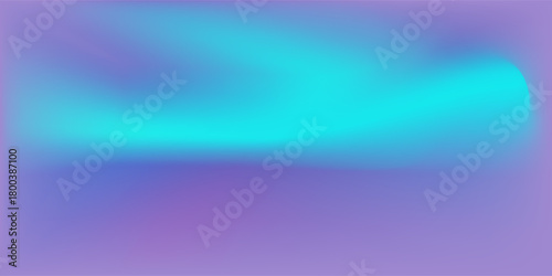 Blue, purple, green gradient. Soft pastel color gradient. Holographic blurred abstract background.